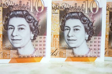 İngiliz Pound yakın çekim