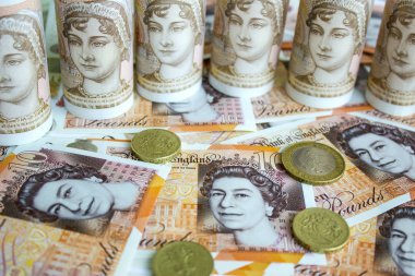 İngiliz Pound yakın çekim