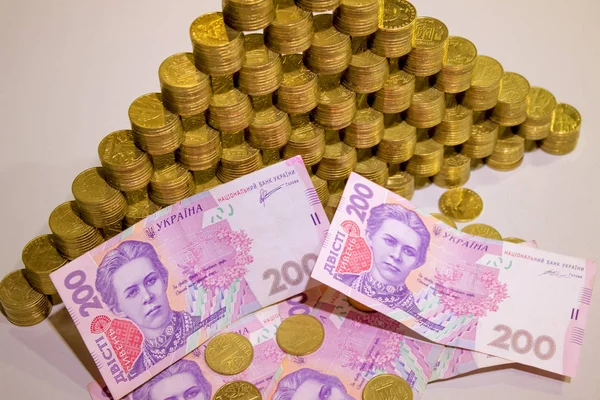 乌克兰货币特写 — 图库照片