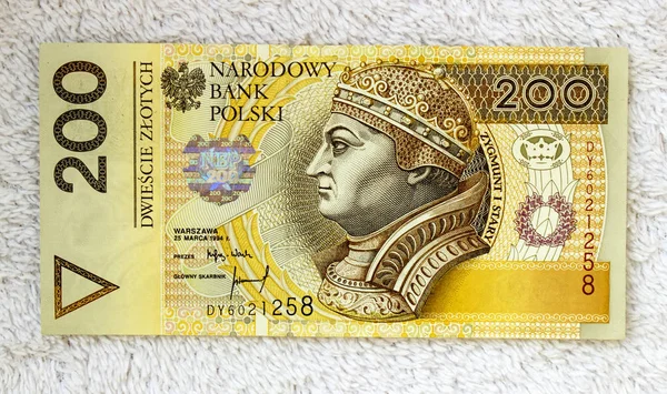 Zloty Polonês Perto — Fotografia de Stock