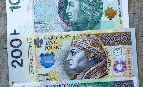 Zloty Polaco Cerca — Foto de Stock