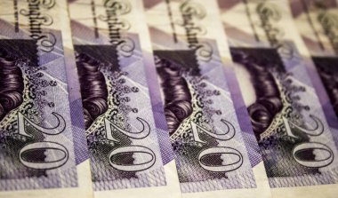 İngiliz Pound yakın çekim