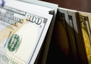 Amerikan dolar yakın çekim