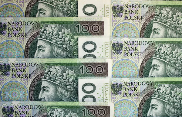 Lengyel Zloty Nemzeti Valuta — Stock Fotó