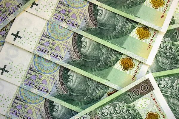 Zloty Polonais Monnaie Nationale — Photo