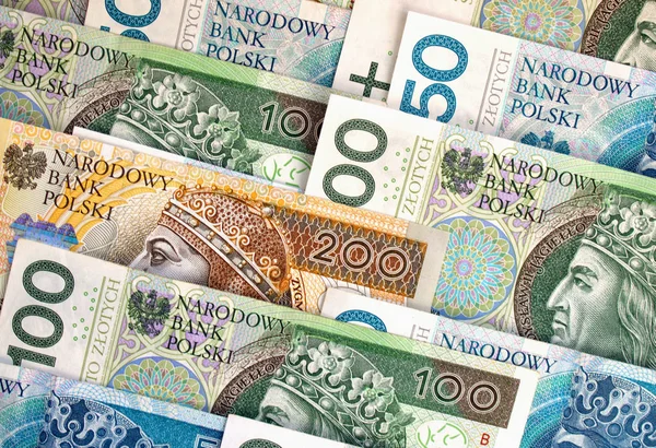 Lengyel Zloty Nemzeti Valuta — Stock Fotó
