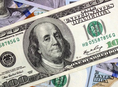 Amerikan dolar yakın çekim