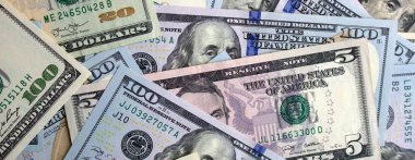 Amerikan dolar yakın çekim