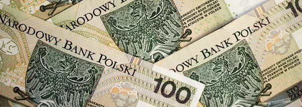 Polska Zloty Nationell Valuta — Stockfoto