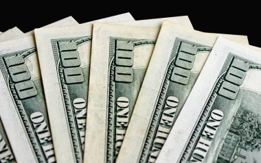 Amerikan dolar yakın çekim