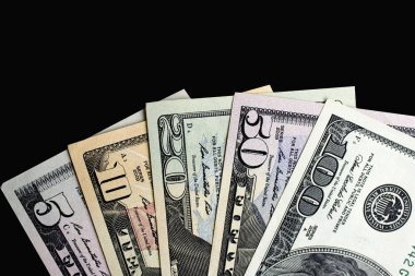 Amerikan dolar yakın çekim