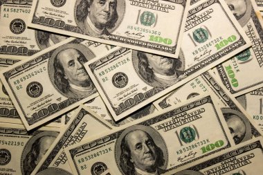 Amerikan dolar yakın çekim