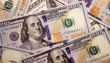 Amerikan dolar yakın çekim