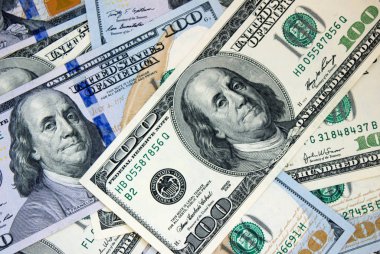 Amerikan dolar yakın çekim