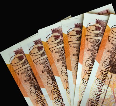 Arka plan olarak İngiliz Sterlini