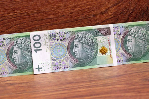 Polska Zloty Nationell Valuta — Stockfoto