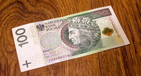 Polska Zloty Nationell Valuta — Stockfoto