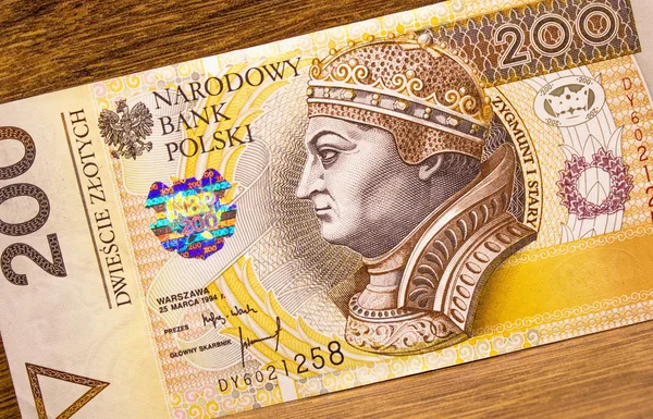 Lengyel Zloty Nemzeti Valuta — Stock Fotó