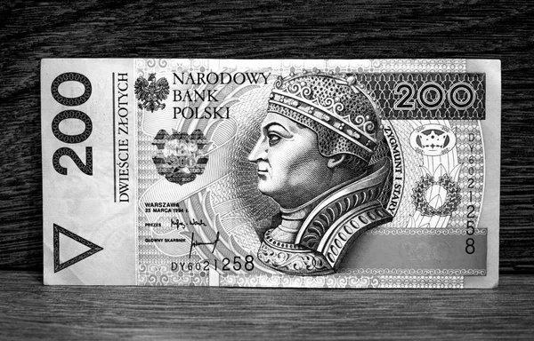 Moneta Nazionale Polacca Zloty — Foto Stock