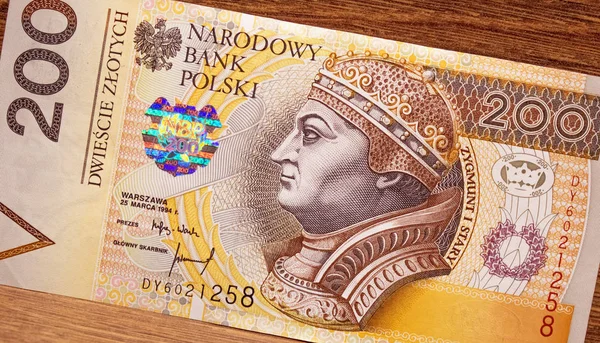 Zloty Polaco Moeda Nacional — Fotografia de Stock