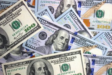 Amerikan dolar yakın çekim