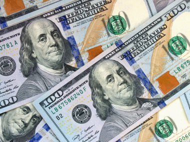 Amerikan doları yakın. Dolardan arka plan