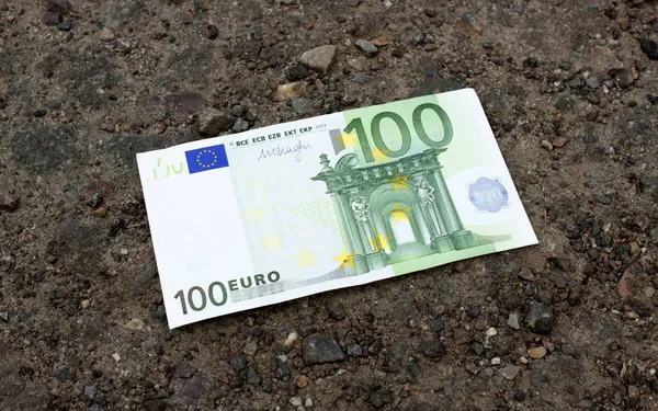 Euro Närbild Euro Valuta Bakgrund — Stockfoto