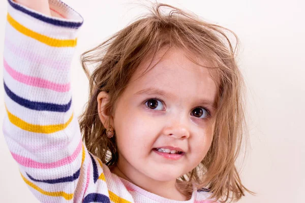 Niña Feliz Infancia Alegría — Foto de Stock