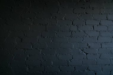 siyah tuğla duvar arka plan. doku karanlık duvar