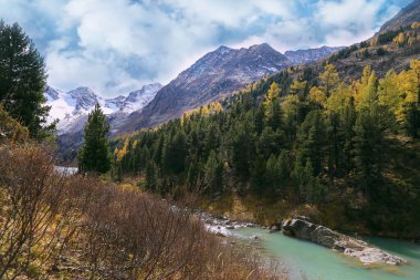 Altai Dağları manzarası, Katunsky Biyosfer rezervi