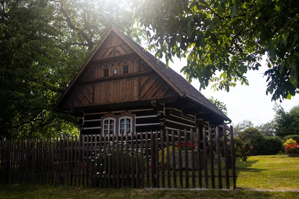 Old Wooden House Tsjechië — Stockfoto