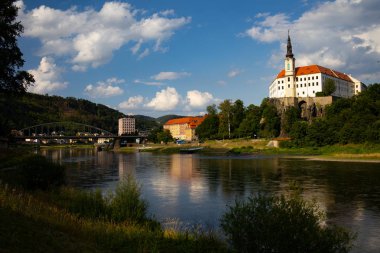 Castle in Decin, Çek Cumhuriyeti 