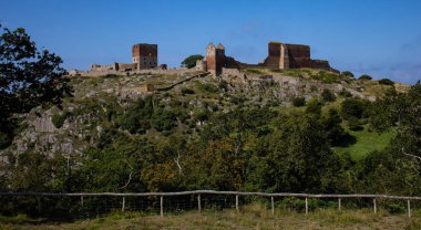 Kale hammershus, Bornholm adasında kıyıları, Hammershus ve çevresi
