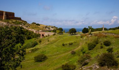 Kale hammershus, Bornholm adasında kıyıları, Hammershus ve çevresi