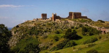 Kale hammershus, Bornholm adasında kıyıları, Hammershus ve çevresi