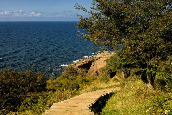 Hammershus - Bornholm, stairs to the castle