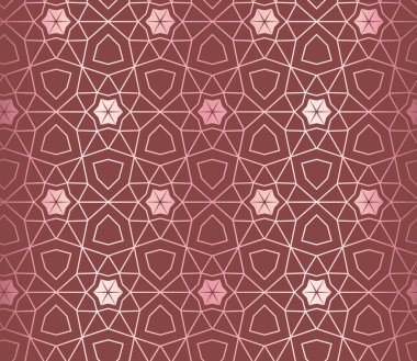 İslam desen. Arap tarzı sorunsuz vektör geometrik arka plan