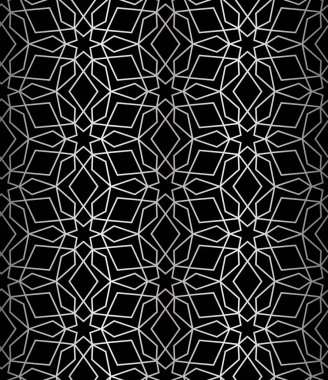 Soyut renkli İslami desen, geometrik dikişsiz desen