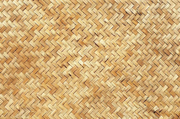 Käsityö Kudotut Bambu Rakenne Kuvio Tausta — kuvapankkivalokuva