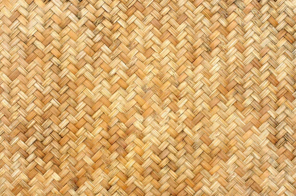 Tessuto Bambù Struttura Legno Modello Sfondo Handcraft Rattan Tessitura Carta — Foto Stock