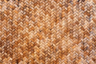 Woven bamboo pattern background, Close up traditional handcraft woven bamboo texture for background. clipart
