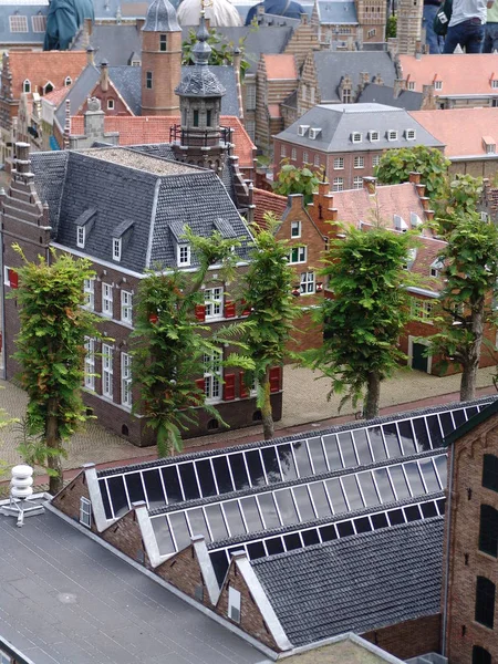 Miniaturpark madurodam. Niederländisch. Rekonstruktion von Holland in Miniatur. — Stockfoto