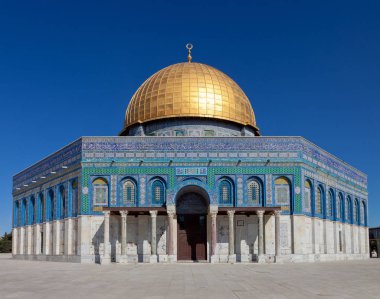 temple mount Kudüs, İsrail üzerinde kaya kubbe