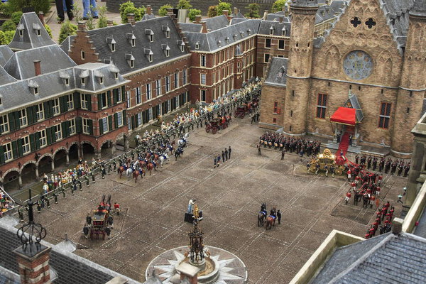 Нидерланды, Гаага - 9 сентября 2007 года: Мадуродам Парк. Парк миниатюр
.