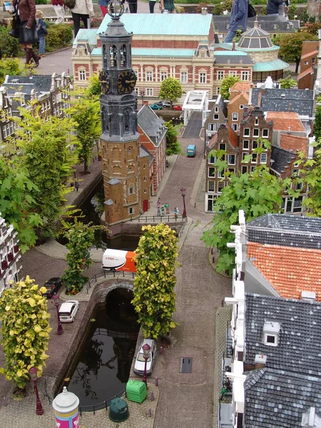 Netherlands, Hague - September 9, 2007: Madurodam Park. Park of miniature. — Stock Photo, Image