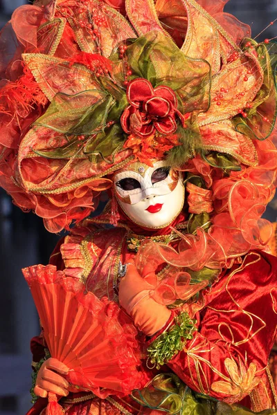 Venice Italië Februari 2010 Maskers Het Jaarlijkse Carnaval Van Venetië — Stockfoto