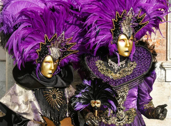 Venice Italy February 15Th 2010 Masks Annual Carnival Venice One — Stock Photo, Image