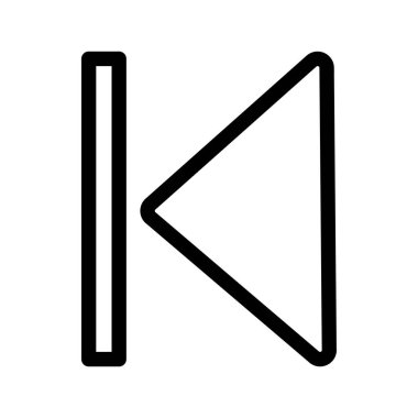 Web tasarımı için sol yön ok simgesi