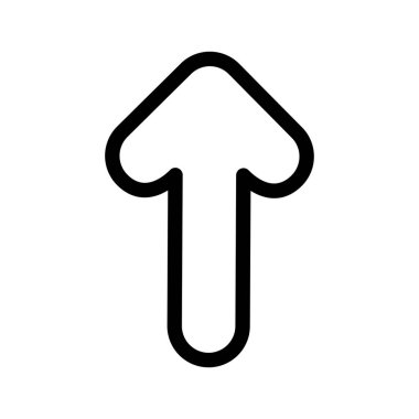  Web tasarımı için yukarı yönlü ok simgesi