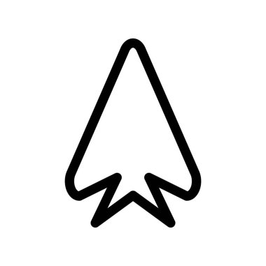  Web tasarımı için yukarı yönlü ok simgesi